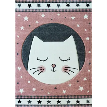 Koberec Kusový koberec Berfin SMART KIDS 22412 pink POSLEDNÍ KUS Rozměr: 120x180 cm