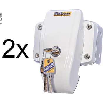 Dveřní kování HEOS Dveřní zámek HEOSafe sada 2 kusů, bílý