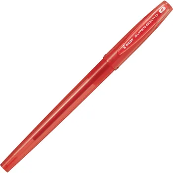 Pilot, Kuličkové pero s víčkem SuperGrip-G, 0.7, (F) tenký, červená