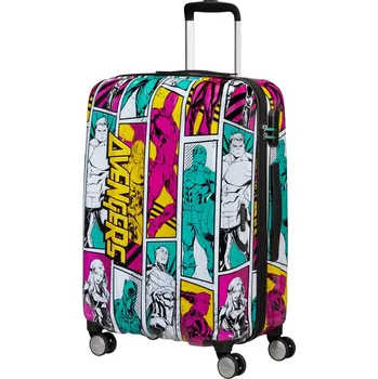 AMERICAN TOURISTER Střední kufr Marvel Legends 65cm Avengers Pop Art