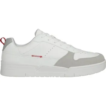 Pánské tenisky Pánská vycházková obuv ALPINE PRO ASSIS 44 Bílá, Šedá, Červená