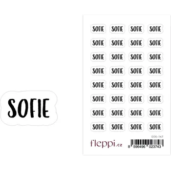 samolepka Fleppi Samolepky se jmény - Sofie