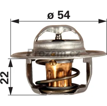 Termostat pro Case IH, Ø 54 mm, výška 22 mm, 82 °C, 3042303R92