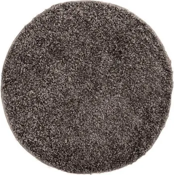 Koberec Kusový koberec LIFE SHAGGY 1500 Taupe kruh Rozměr: 80x80 cm