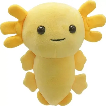 plyšák Cozy Noxxiez plyšový axolotl žlutý 21 cm