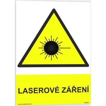 Traiva s.r.o. Laserové záření Verze: Samolepka 210 x 297 mm (A4) tl. 0.1 mm - Kód: 00288