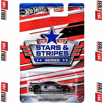 Mattel Hot Wheels Stars & Stripes Series 2020 CORVETTE 5/5