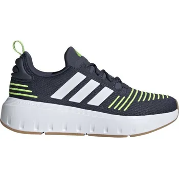 Dětská móda Dětská běžecká obuv adidas SWIFT RUN23 J 6.5 Černá, Bílá, Světle zelená