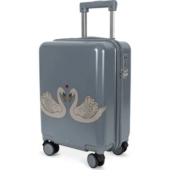 Konges Slojd Cestovní kufr pro děti Swan Blue Konges Sløjd Travel Suitcase