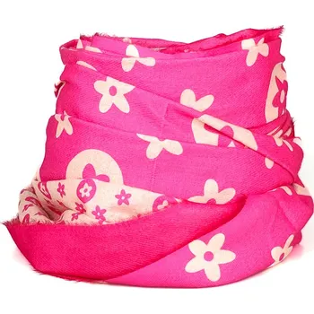 Šátek Dámský oboustranný šátek v růžové barvě, VELIKOST UNI