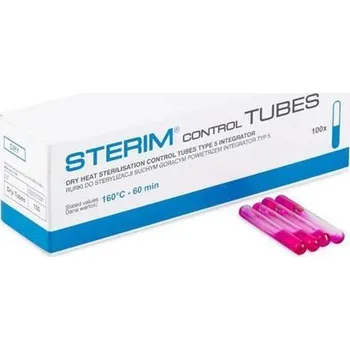 UV sterilizátor Test HV sterilizace, kontrolní trubičky, typ 5 integrátor, 160°C/60 min (100ks)