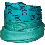 Dámský pašmínový šátek zeleno-černý, VELIKOST UNI