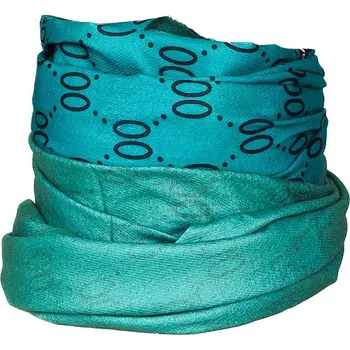 Šátek Dámský pašmínový šátek zeleno-černý, VELIKOST UNI