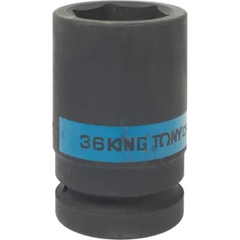 Gola hlavice King Tony 843536M - Hlavice nástrčná - ořech 1", 36mm, průmyslová (kovaná) prodloužená, CrMo, DRIVE