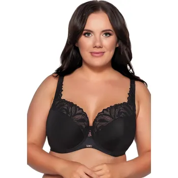 Podprsenka Krajková vyztužená podprsenka Ava 2107 Velikost: 70F, Barva: Černá