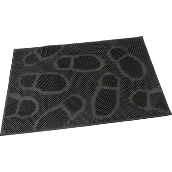 Rohožka Gumová vstupní kartáčová rohož Shoes - 60 x 40 x 0,8 cm (70080102) FLOMAT