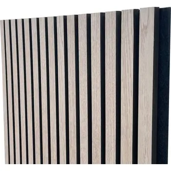 akustický panel Akustický panel Dub zlatý dýha 60x270 cm lamely na filcu