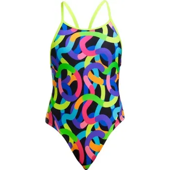 Dívčí plavky FUNKITA Got Worms Girls Diamond Back One velikost: 152