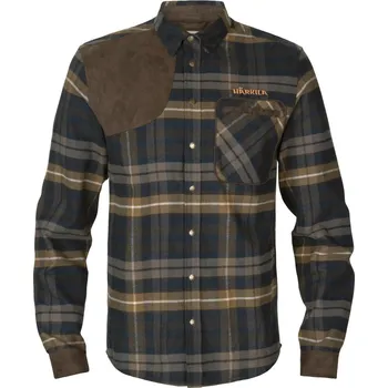 Pánská košile HÄRKILA - Jarne střelecká košile pánská Tmavě zelená XXXL