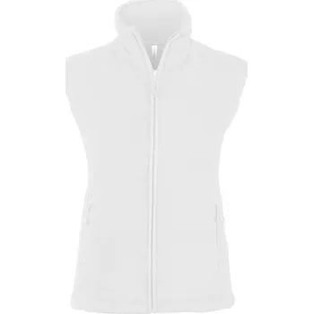 Dámská mikina Kariban dámská Fleecová vesta Melodie Bílá 3XL