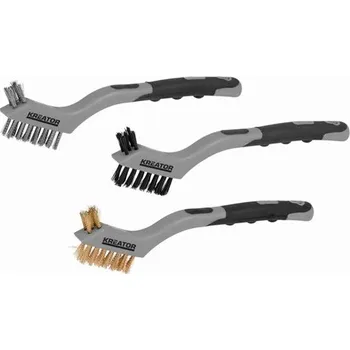 Drátěný kartáč Kartáče drátěné ruční malé, 3 kusy KRT561101