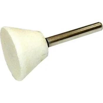 Brusný kotouč Carborundum 32451-2515.00 Tělísko brusné na stopce pr. 25/16x12mm, zr. 80, ploché kuželové 324