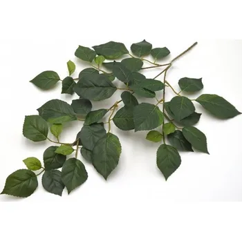 umělá květina Buková větev 42 listů 56 cm, zelená
