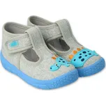 Chlapecké bačkorky BEFADO HONEY 631P043 šedé, dino Velikost: 21