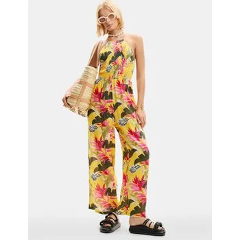 Dámský overall Desigual Overal Tropical Party 24SWMW22 Barevná Relaxed Fit XXL