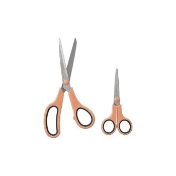 Crelando Crelando® Souprava nůžek. 2-dílná (koralová/černá)