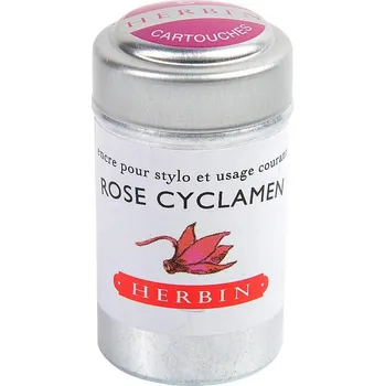 Náplň do psacích potřeb J. Herbin Inkoustové bombičky Herbin, 6 ks - Rose Cyclamen