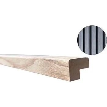 Stavební materiál Vnější roh k akustickému panelu Eben 270 cm