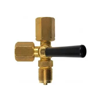 Ventil SUKU manometrový kohout 3-cestný M20x1,5" PN25, F/M/M (35171)