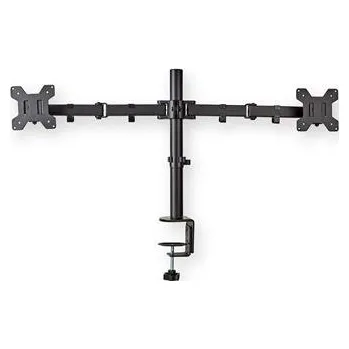 Držák monitoru Nedis MMDOS110BK - Full Motion Stojan Monitoru | 2 Obrazovky | 15 - 32 " | 75x75 / 100x100