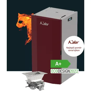 Kotel KALOR Kompakt 16 automatický kotel na pelety s proroštováním
