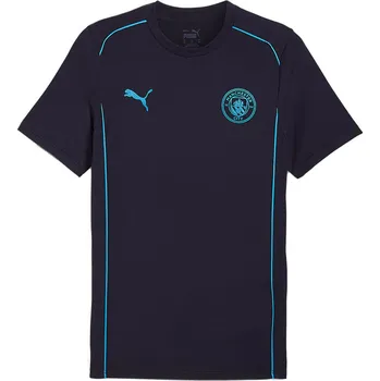 Puma Tričko MANCHESTER CITY Casuals fullnavy velikost: L