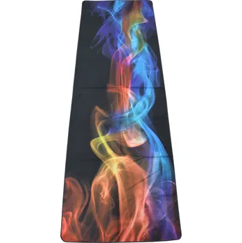 podložka na cvičení Ručník na jógu Yoga Sport barevný kouř