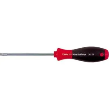 Šroubovák Wiha 26458 - Šroubovák TORX TX15Hx300/411mm s otvorem typ 362TR SoftFinish, Tamper Resistant