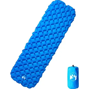 Spacák vidaXL Nafukovací kempingová matrace pro 1 osobu 190x58x6 cm [4007116] Barva: Modrá