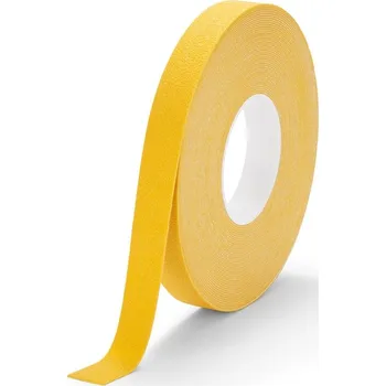Lepicí páska Žlutá plastová voděodolná protiskluzová páska FLOMA Super Resilient - 18,3 m x 2,5 cm a tloušťka 1,3 mm (80081213) FLOMAT