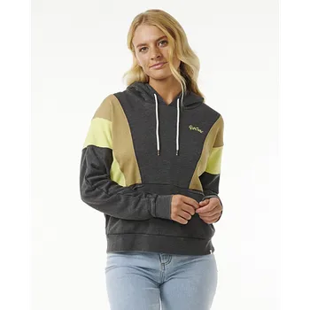 Pánská mikina Mikina Rip Curl OLALLA FLEECE  HOODIE Washed Black velikost XS