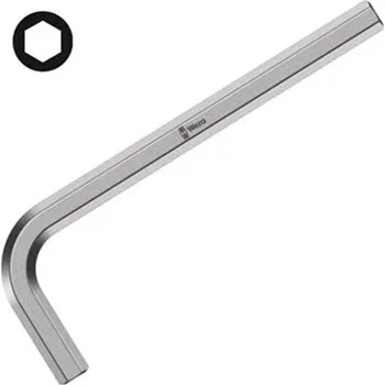 Wera 05021090001 - Klíč zástrčný šestihranný IMBUS 17,0 x 160/63mm L-klíč chromovaný, 950