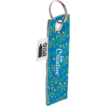 Reklamní CreaFelt Key A přívěšek na klíče na zakázku, bílá