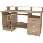 PC a psací stůl WEST pravá, Dekor: Dub natur (dub sonoma)