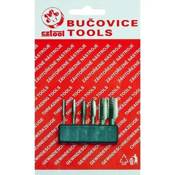 Závitořezný nástroj Bučovice Tools 948110 - Sada závitníků metrických metrických BIT 1, rozsah M3-M10, Rychlořezná ocel (HSS)