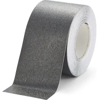 Výstražná páska Černá plastová voděodolná protiskluzová páska FLOMA Aqua-Safe - 18,3 x 10 cm tloušťka 0,7 mm (80081114) FLOMAT