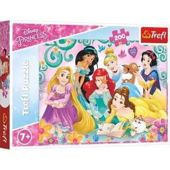 Puzzle Puzzle - 200 - Radostný svět princezen - Disney Princess - Trefl 13268
