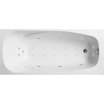 Vana Obdélníková masážní vana KLÁRA 2 KOMBI elektro 160 x 75, masážní akrylátová vana Excel Tesárek