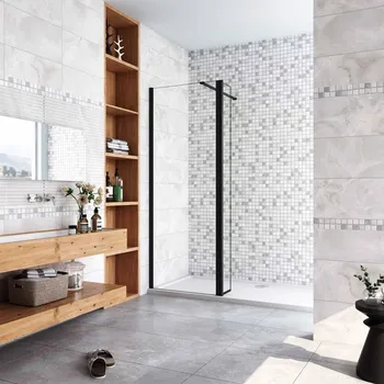 Otočný díl 30x 200 k zástěně WALK IN LUSTY BLACK F1, 8 mm sklo H K