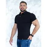Košilové pánské polo tričko VSB LEE černé, VELIKOST 2XL